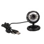 50.0 Mega Pixels 6 LED Cámara Webcam Microfono Pa Laptop PC