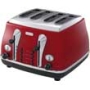 De'Longhi Icona Red 4 Slice Toaster