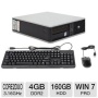 HP Compaq dc7900 Desktop PC - Intel Core 2 Duo 3.16GHz, 4GB DDR2, 160GB HDD, DVDRW, Windows 7 Professional 32-bit, Mouse & Keyboard (Off-Lease)  RB-DC