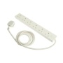 Masterplug BSG2 6 Gang Extension Lead 2m 13 Amp