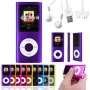 8gb Slim 1.8 LCD Mp3/Mp4 Music Video FM Radio Media Player Purple