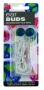 DCI 21572 Peace Sign Earbuds, Assorted Colors - Wired Headsets - Retail Packaging - Multi