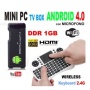 MINI PC TV NEW MK 802 S1 ANDROID 4.0 1.5GHZ CORTEX A8 DDR 1G CON MICROFONO + TASTIERA WIRELESS MWKN08 CON MOUSE INTEGRATO