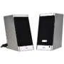 Stem Tandem UDA-PAO-00 2-Piece 2 Channel USB Multimedia Speakers (Silver/Black) - Perfect Match for