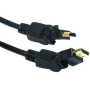 Aptii HDMI v1.4 Gold Cable Rotate & Swivel Right Angle 1m