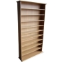 HARROGATE - CD / DVD / Blu-ray Media Storage Shelves - Oak