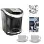 Keurig Vue V700 Brewing System Machine + Nifty Single Serve Coffee Baskets + 2 Update International 13 Oz White Tiara Cappuccino Cups + Urnex Cleaner