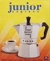 Bialetti Junior Caffettiera, Alluminio, Argento, 3 Tazze