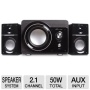 Eagle Tech ET-AR306-BK 2.1 Speakers (3-Piece)