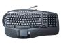 Perixx Periboard-506 Ergonomic multimedia USB trackball keyboard with 2 USB Hub