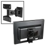 Insten Wall Mount Bracket For Flat Panel LCD / Plasma TV [B01], Max 33lbs, 10" - 24", Black (with Tilt and Swivel Angle)