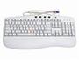 Logitech 967352-0403 White PS/2 Standard Deluxe Plus Keyboard - OEM