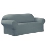 Maytex Collin Stretch 1-Piece Slipcover Loveseat, Moss