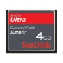 SanDisk 4GB Compact Flash CF Ultra 30MB/s SDCFH-004G - Bulk Packaging
