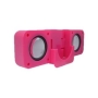 greymobiles iPod HOT PINK Stereo Portable Speakers WITH MAINS ADAPTER i Pod Nano 2G 3G 1GB/2GB/4GB/8GB Video Classic 30GB/60GB/80GB/160GB Touch 8GB/16