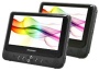 "Sylvania - 9" Dual-Screen Portable Dvd Player - Black"