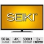 Seiki 50" 4K ULTRA HD LED TV - 120Hz, 16:9 Aspect Ratio, 5000:1 Contrast Ratio, 3840 x 2160, 3 HDMI - SE50UY04  SE50UY04