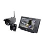 dnt drahtloses QuattSecure IP Video&uuml;berwachungssystem mit 17,8 cm TFT-Farbmonitor schwarz