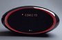 LG PC12 - CD clock radio with iPod cradle - WMA, MP3 - glossy black