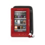 Energy Color C4+ Touch - Lector eBook, 8 GB, 4.3" color TFT ( 480 x 272 ), pantalla táctil, ranura para microSD, rojo