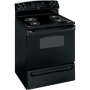 GE JBP80DMBB - Range - 30" - freestanding - with self-cleaning - black on black