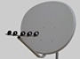 Kjaerulff 1 MAXIMUM E-85 Multifocus 48&deg; Dish - antenna radio satellitare