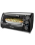 Black & Decker TRO490B 1200-Watt 4-Slice Countertop Oven and Broiler with Removable Crumb Tray