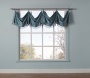 Victoria Classics Natasha Panel and Valance, 54 by 1 by 18-Inch, Blue