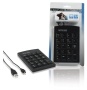 Konig CMP-KEYPAD12 Tastiera Numerica USB, Nero/Antracite