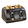 Sunbeam 3911 4-Slice Wide Slot Toaster, Black