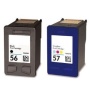 HP 56 Black & 57 Colour Remanufactured Ink Cartridges For HP Photosmart 7150 7260 7345 7350 7450 7459 7550 7655 7660 7755 7760 7762 7960 7690gp Deskje
