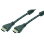 LogiLink - Cable HDMI 1.3b, 10 m (doble revestimiento, núcleo de ferrita)