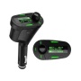 SainSonic® Green LCD Car Kit MP3 Player Wireless FM Transmitter USB SD MMC With Remote