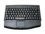 ADESSO ACK-540PB Black 88 Normal Keys PS/2 Wired Mini Touch Keyboard