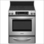 KitchenAid Architect Series II KERS807SSS - Range - 30" - freestanding - with self-cleaning - stainless steel