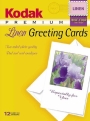 Kodak 8974313 Premium Inkjet Linen Greeting Cards