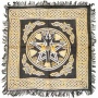 Pentagram Goddess altar cloth 18" x 18"