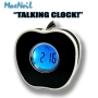 MacNeil MCN400 White Apple "Talking" Alarm Clock, Batteries Included!