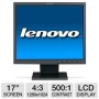 Lenovo 9227AC1 17" Class LCD Monitor - 1280 x 1024, 4:3, 500:1 Native, 8ms, VGA (Off-Lease)  RB-9227AC1           