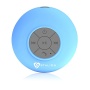 Shower Bluetooth Speaker : Stalion® Sound Waterproof Wireless Portable Audio System & Speakerphone [24-Month Warranty](Cyan Blue) Water Resistant + Su