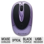 GEAR HEAD MP2500PUR Purple 3 Buttons 1 x Wheel USB RF Wireless Optical Mouse