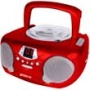 Groov-E Boombox Portable CD Player with Radio - Red