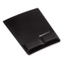 Fellowes Mouse Pad / Wrist Support with Microban Protection - 0.9" x 8.3" x 9.9" - Black 9181201