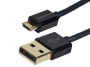 Monoprice 6-Feet Premium USB to Micro USB Charge & Sync Cable, Black (109762)