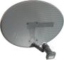 Satgear Sky/Freesat dish kit - New Mk4 Sky Satellite Mini Dish kit with Quad LNB and wall brackets ideal for Sky+ or Freesat self install HD Ready -