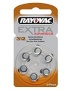 Rayovac Type 312 Hearing Aid Batteries (6 Pack)