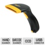 Wasp WCS3905 633808091040 3.5" CCD Handheld Barcode Scanner - 3.5" Scan Width, 1" Focus, USB  633808091040