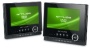 Muse M-750 CVB Pack Lecteur DVD portable + Double écran 7" USB / Lecteur de cartes SD/ MMC