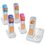 Uniden DECT2180-4-R DECT 6.0 Cordless Phone w/ 3 Additional Handsets