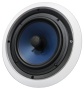 82C Silver Ticket 8" 120-Watt 2-Way In-Ceiling Speaker with Pivoting Tweeter (1 Speaker, White)